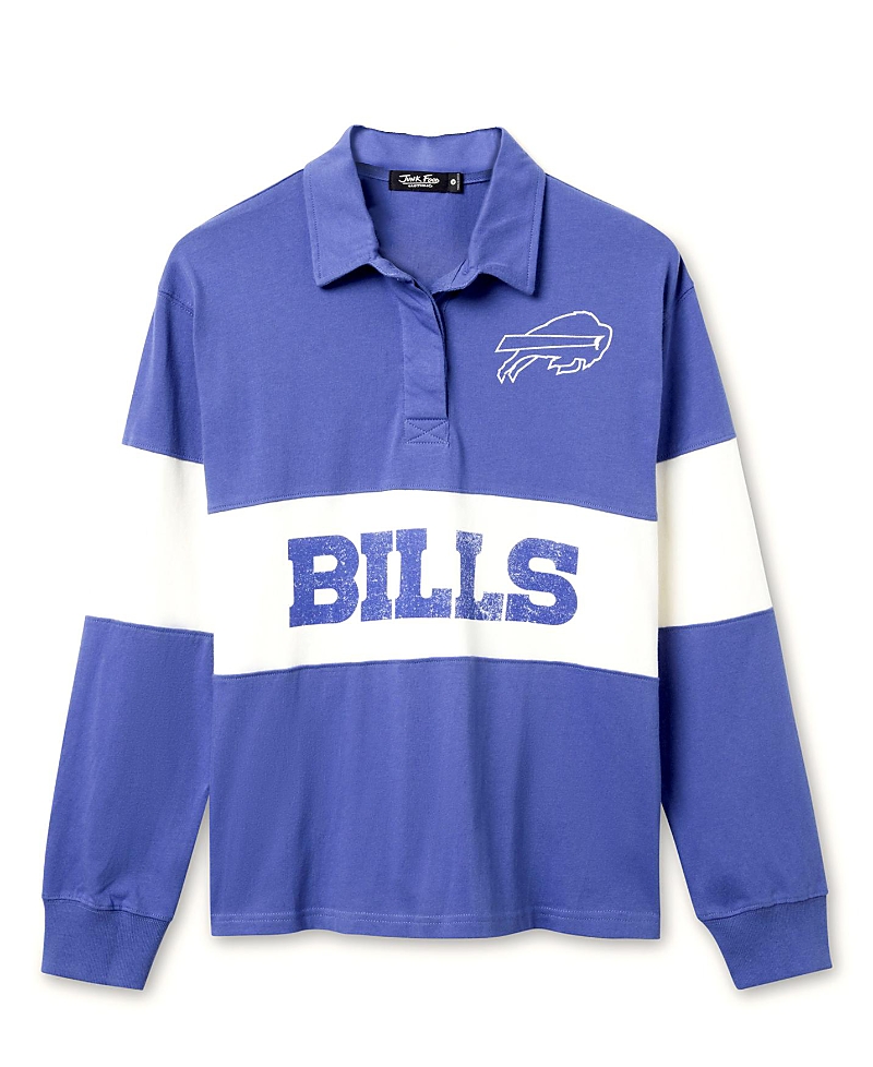 Junk Food Clothing Women's Nfl Buffalo Bills Rugby Long Sleeve Sweater