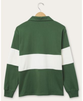  Women's NFL Green Bay Packers Rugby Long Sleeve Sweater