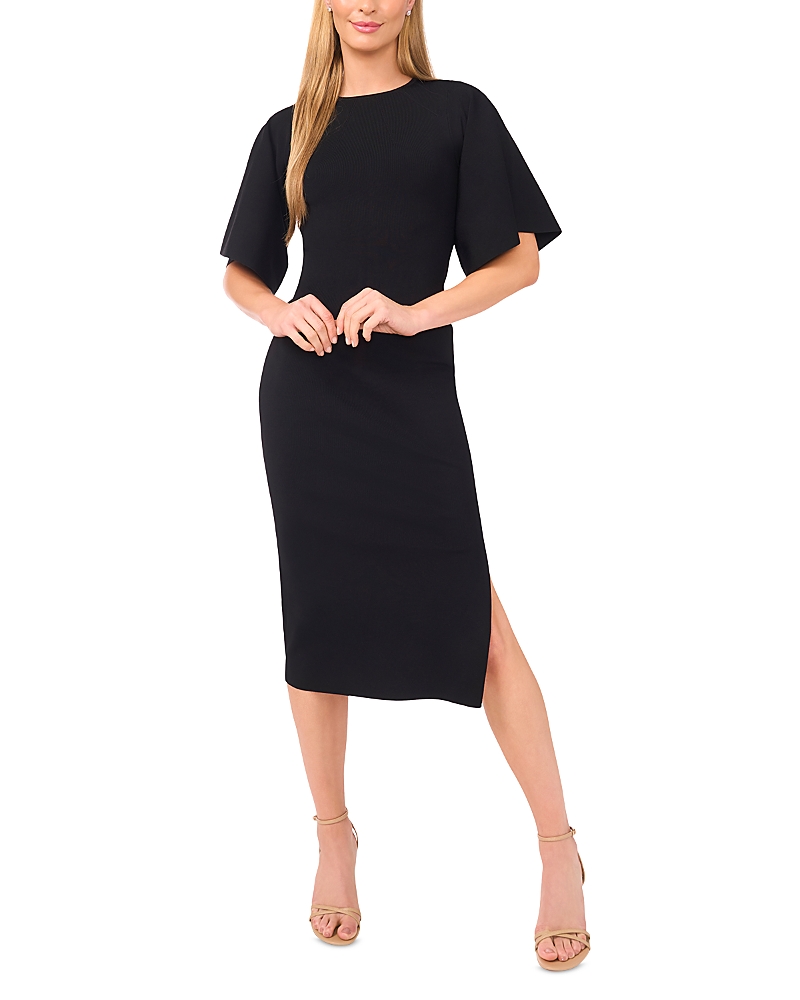 Ted Baker Flare Sleeve Crew Neck Midi Dress