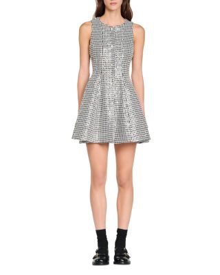 Tweed & Sequin Short Dress