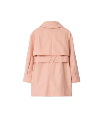 Girls' Cotton Hooded Trench Coat - Little Kid, Big Kid