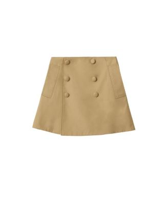 Girls' Cotton Trench Skirt - Little Kid, Big Kid
