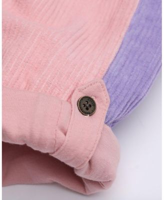 Girls' Rosebed Patchwork Chunky Cord Overalls - Baby, Little Kid, Big Kid