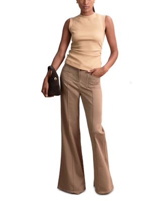 Trudy Ruched Ribbed Vest