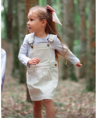 Girls' Custard Corduroy Overall Dress - Baby, Little Kid