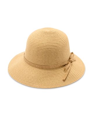 Mariella Packable Straw Cloche