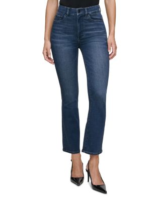 Bridget Boot High Rise Instasculpt™ Crop Jeans in Dark Indigo
