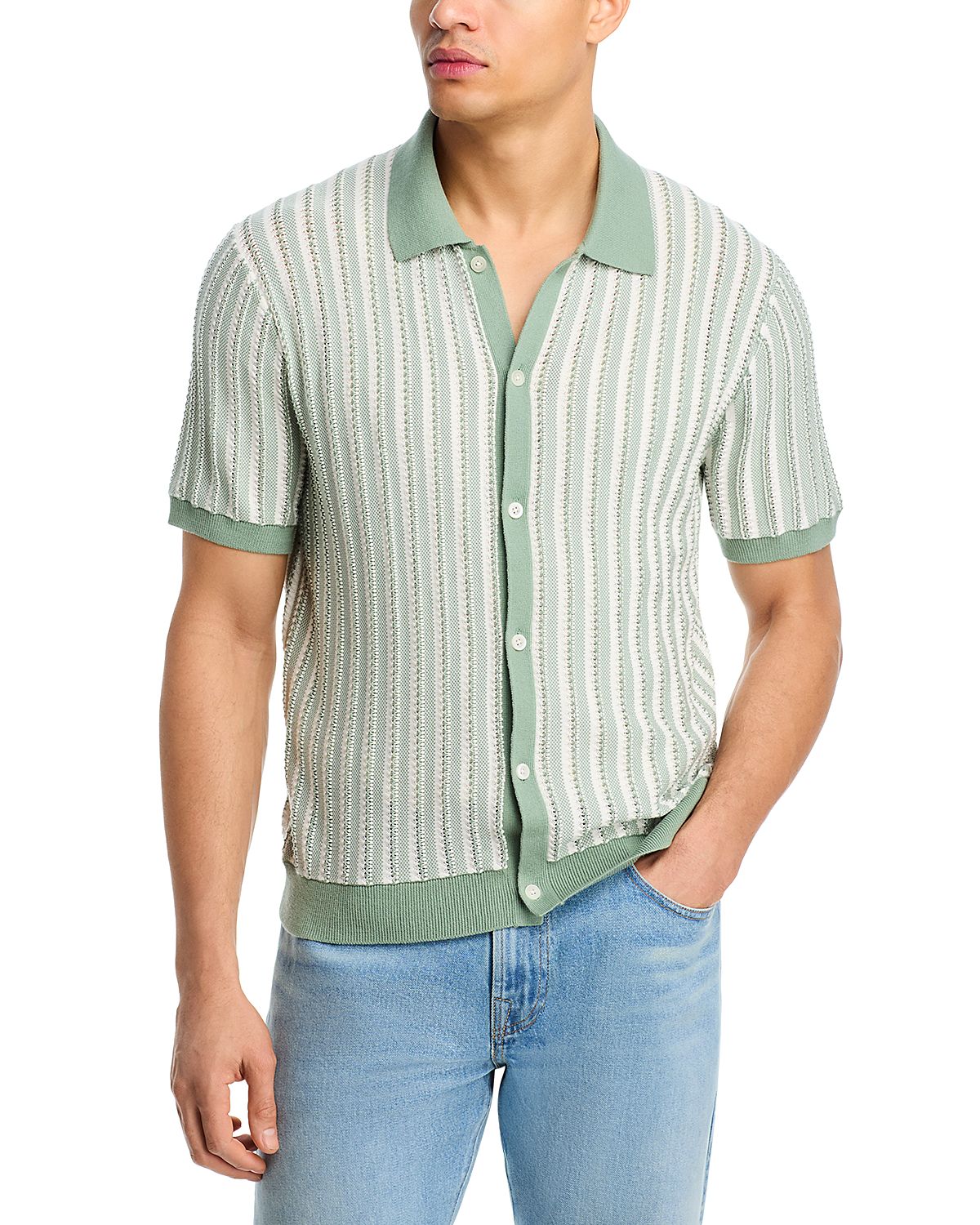 Madewell Vertical Stripe Button Shirt