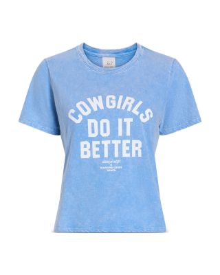 Garment Dyed Cowgirls Do It Better Tee