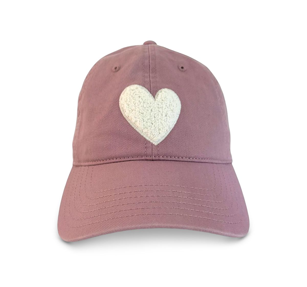 Kerri Rosenthal Imperfect Heart Chenille Baseball Cap