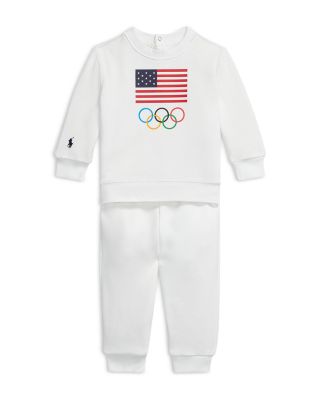 Unisex Team USA Fleece Sweatshirt & Jogger Pant - Baby