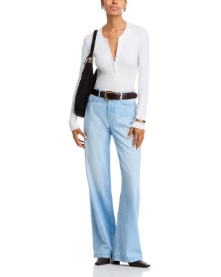 Scottie High Rise Wide Leg Jeans in Bayridge