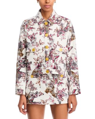 Nyx Crop Jacket & Cyra Low Rise Mini Skirt