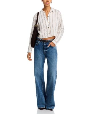 Cosette Crop Hi Low Shirt