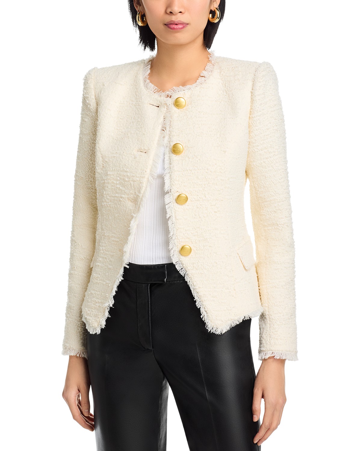 Nerina Collarless Structured Blazer