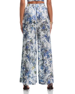 Lillian Silk Wide Leg Pants
