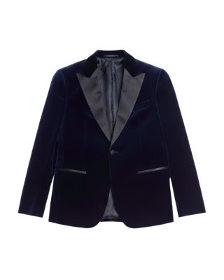 Velvet Satin Peak Slim Fit Dinner Jacket