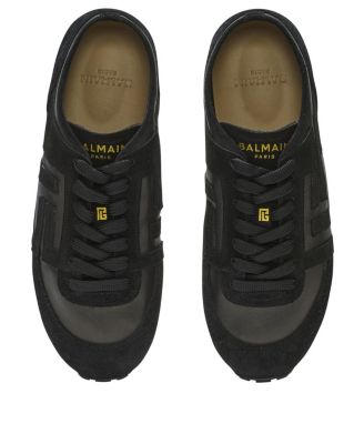  Men's Racer 45 Trainers in Lambskin and Suede