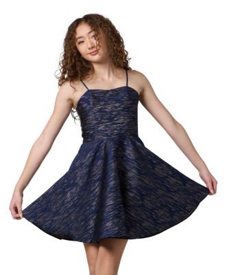  Girls' Fit and Flare Party Dress in Longer Length - Big Kid