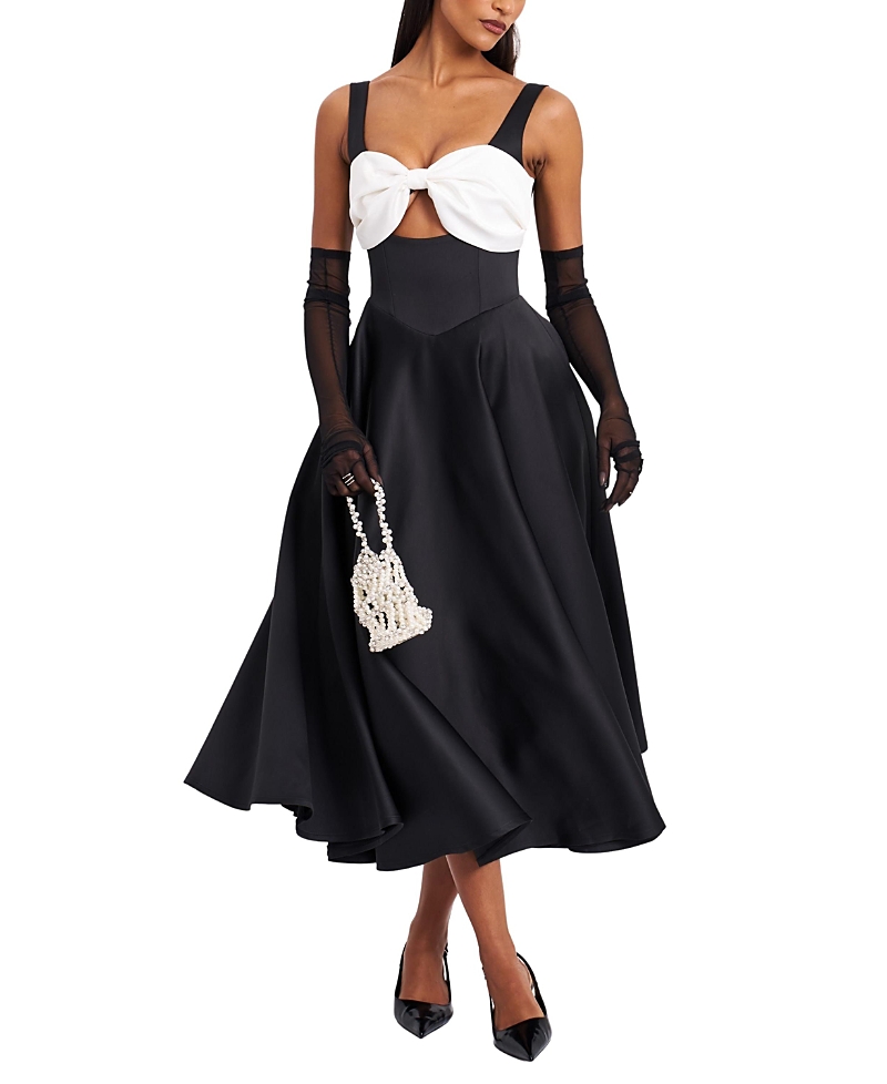 Miss Circle Edda Maxi Gown with Bow