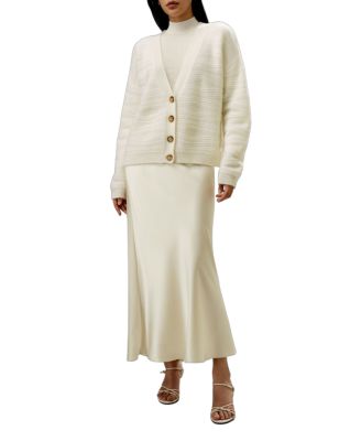  Water Ripple Cashmere Cardigan