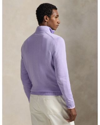 Quarter Zip Mockneck Sweater