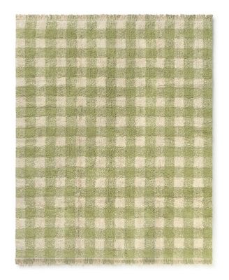 Lorena Canals Swan Lake Washable Rug Vichy Matcha 4'11"x5'11" Area Rug