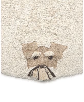 Lorena Canals Wouf Wouf Washable Rug Dogs 4'7"x4'7" Round Area Rug