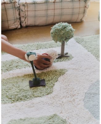 Lorena Canals Wouf Wouf Washable Play Rug Hyde Park&nbsp; 2'11"x4'3" Area Rug