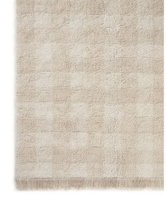 Lorena Canals Swan Lake Washable Rug Vichy Ivory&nbsp; 4'11"x5'11" Area Rug