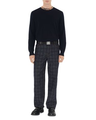 Michael Check Crewneck Sweater