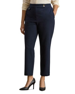 Plus Ponte Ankle Pants