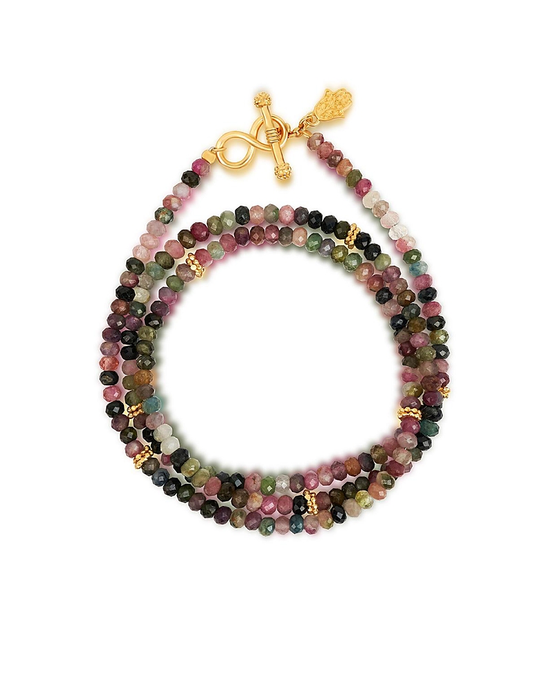 Karma and Luck Infinite Aspiration Tourmaline Wrap Bracelet