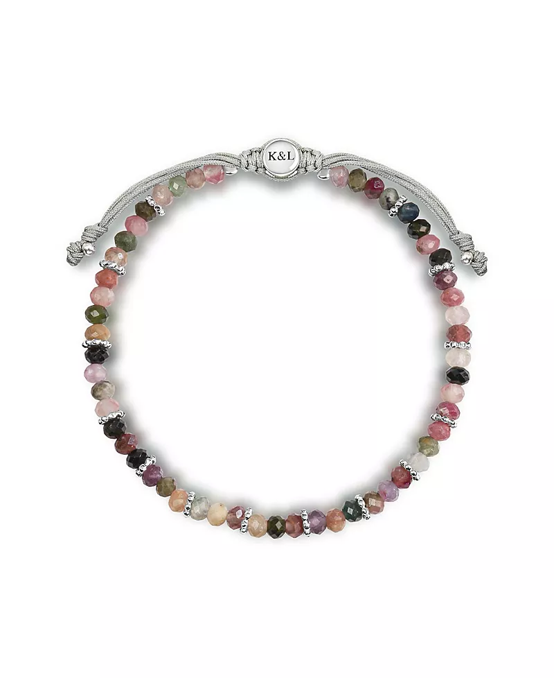 Karma and Luck Lavish Blessings Tourmaline Macrame Bracelet
