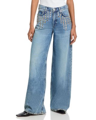 Featherweight Sofie High Rise Wide Leg Jeans in Amalfi