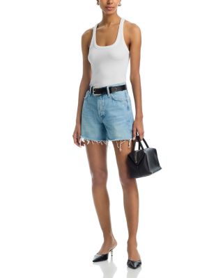 Vintage High Rise Cut Off Jean Shorts in Narrows
