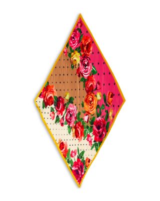 Classic Rose Pleated Scarf