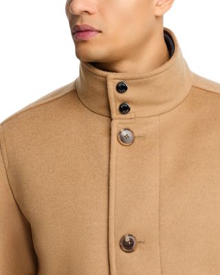 H-Coxtan Wool Blend Relaxed Fit Coat