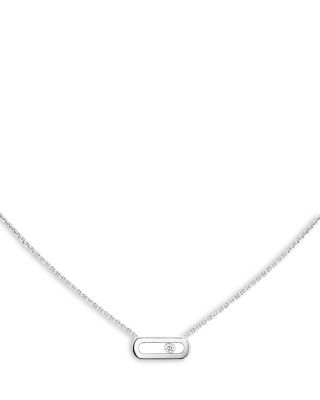 18K Gold Move Uno Diamond Necklace, 17.7"