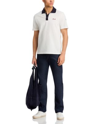 Embroidered Logo Cotton Pique Polo Shirt