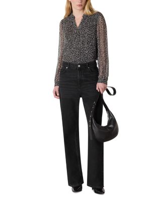 Dragonfly Print Blouse