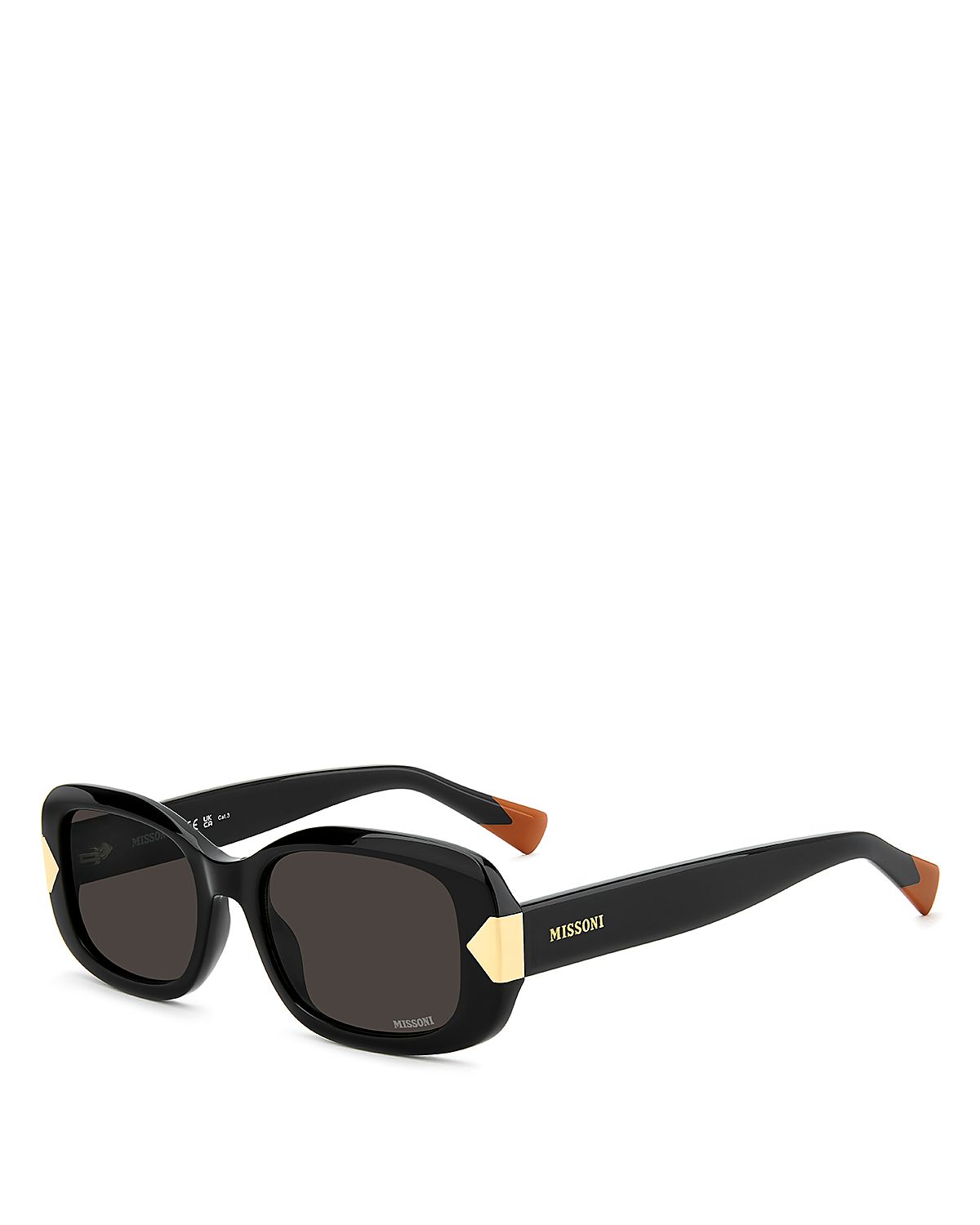 Missoni Rectangular Sunglasses, 52mm