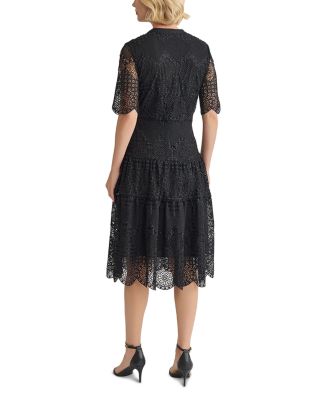 Tiered Lace Midi Dress