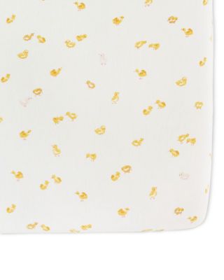 Unisex Printed Crib Sheet