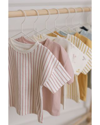 Dropped Shoulder Striped Tee - Baby
