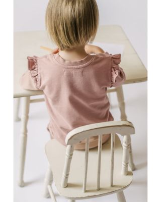 Unisex French Terry Ruffled Sweatshirt - Toddler