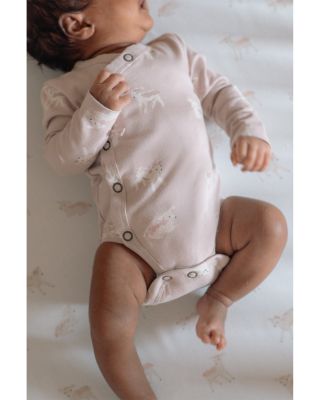 Girls' The Littles Long Sleeved  Kimono One Piece Bodysuit - Baby