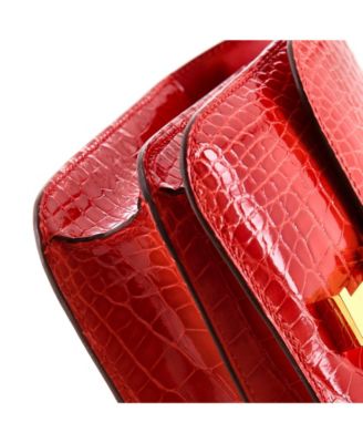 18 Constance Bag Shiny Alligator