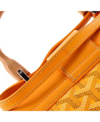  Mini Saigon Top Handle Bag Coated Canvas with Leather