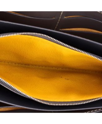   Matignon Zip Wallet Coated Canvas with Leather